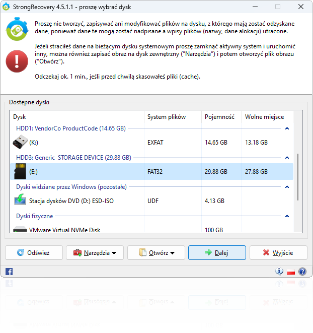 Download StrongRecovery - SD Card Data Recovery Software